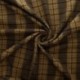 Tissu Jersey Lainage Motif Carreaux Beige