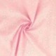 Tissu Popeline Floquée Esprit Broderie Rose 