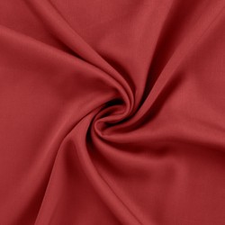 Tissu VIscose Twill Uni Rouge