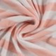 Tissu Pico Terry Rayures Rose Poudré