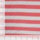 Tissu Pico Terry Rayures Rose