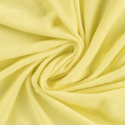 Tissu Pico Terry Uni Jaune 