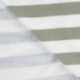 Tissu Pico Terry Rayures Kaki 
