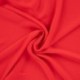 Tissu Voile Mousseline Uni Rouge 
