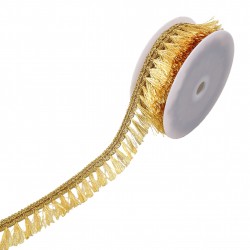 Frange métallique Or