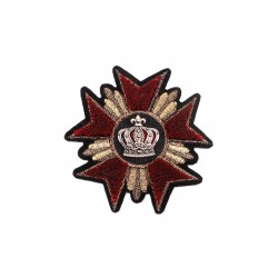 Blason couronne a coudre