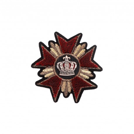 Blason couronne a coudre