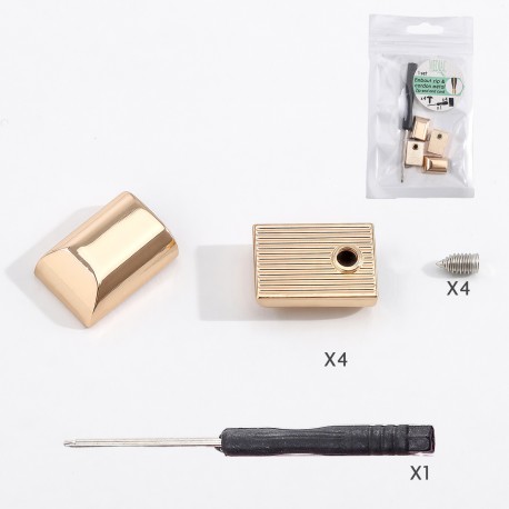 Embouts de cordon a vis