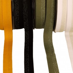 Elastique pré plié metallique