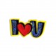 Funny motifs - I love you 6x3