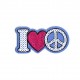 Funny motifs - Iloveu bleu 6x3