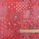Tissu Cretonne Imprimée Farwest Bandana Rouge 