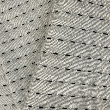 Tissu Calicot Piqué Coloris Lin 