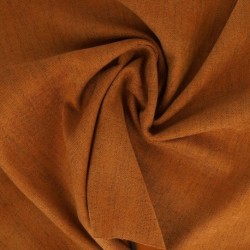 Tissu Nature Coloris Rouille 