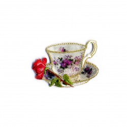 Heure du the - Tasse mamie3x5