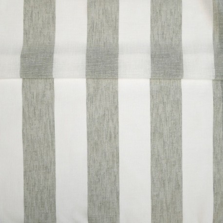 Tissu Etamine Rayée Gamma Kaki 