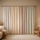 Tissu Etamine Rayée Gamma Terracotta
