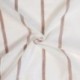 Tissu Etamine Rayée Montego Terracotta