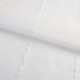 Tissu Etamine Rayée Onega Fil Chenillé Blanc 