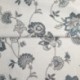 Tissu Jacquard Mina Floral Bleu 