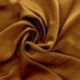 Tissu Satin Uni Ocre 