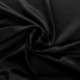 Tissu Satin Uni Noir