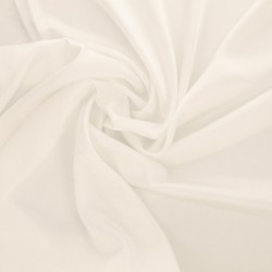 Tissu Satin Uni Blanc
