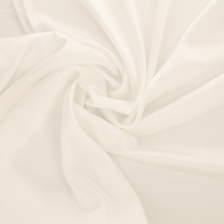 Tissu Satin Uni Blanc