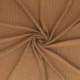 Tissu Jersey Côtelé Uni Beige Foncé 
