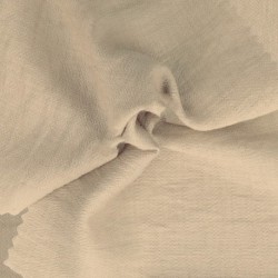 Tissu Crêpe Viscose Uni Beige