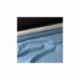 Tissu Uni Aspect Froissé Bleu 