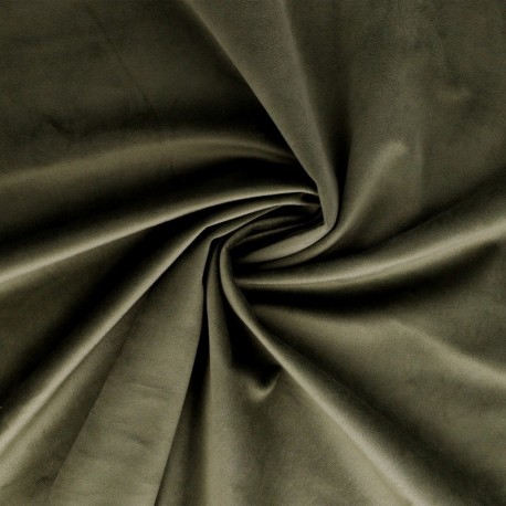 Tissu Velours Militaire 