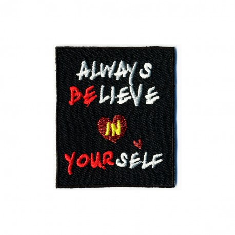 Message positif 5x6cm - Always believe