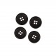 Bouton plastique 4 trous Gris anthracite - 