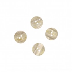 Bouton nacre naturel Blanc - 