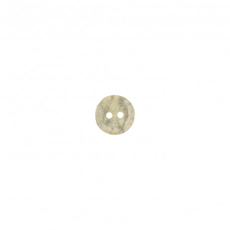 Bouton paillette argentée