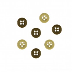 Bouton 4 trous bords epais