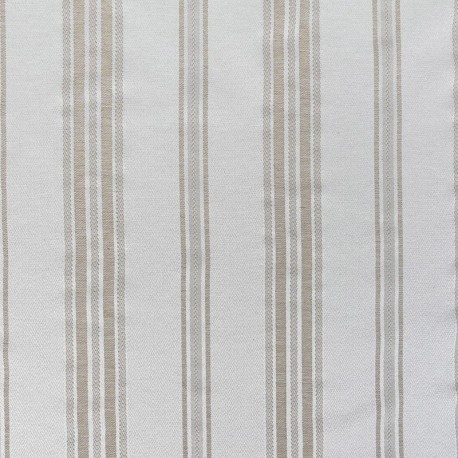 Tissu Vitis Rayure Coloris Lin