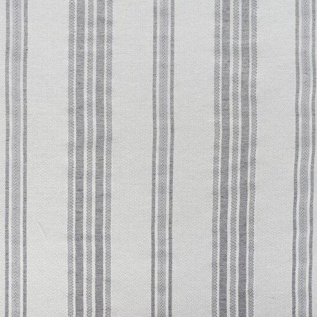 Tissu Vitis Rayure Gris