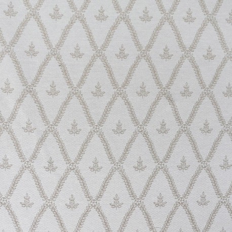 Tissu Bach Medaillon Coloris Lin 