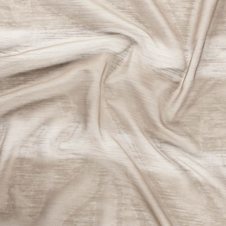 Voilage Maille Uni Naturel Boheme 