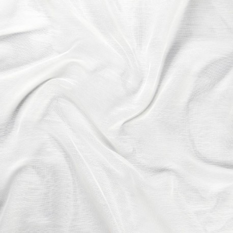 Voilage Maille Uni Blanc Boheme 