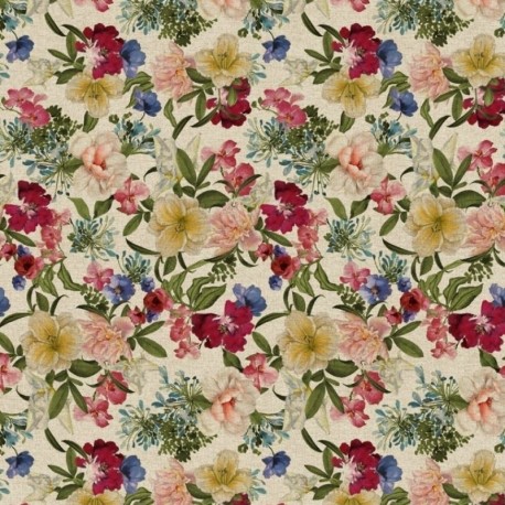 Tissu Toile Amaru Fond Lin