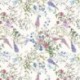 Tissu Toile Loneta Malva Fleurie 
