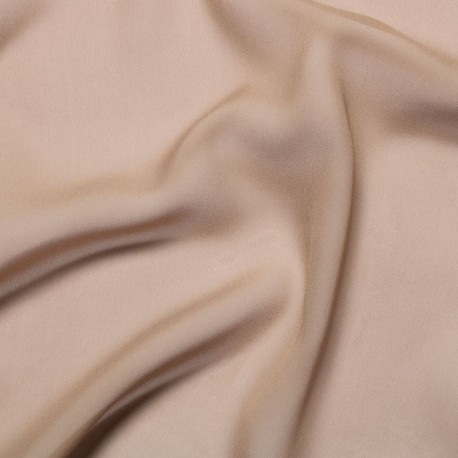 Tissu Mousseline de Soie Beige 10 Mommes