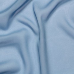 Tissu Mousseline de Soie Bleu Ciel 10 Mommes 