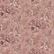 Tissu Elegant Rose Bloom Lie de Vin Fond Coloris Lin