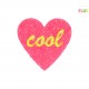 Motif coeur cool 12*15cm