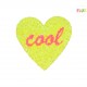 Motif coeur cool 12*15cm