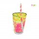 Motif cocktail 15x21cm Fluo - 